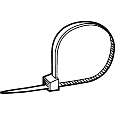 Colier cablu Plastic Poliamida Alb 2,5x100  Set 100 buc.