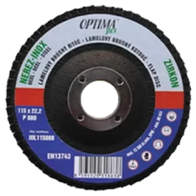 Disc lamelar pentru metal si inox OPTIMA Flex 115x22,2 K40